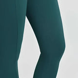 Teal seamless lemieux naomi pull form-fitting leggings with smooth texture perfect for riding and casual wear
