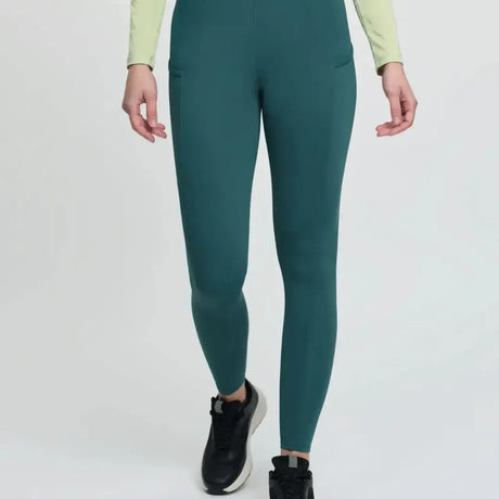 Teal lemieux naomi pull high waisted leggings with sleek form fitting design and subtle side pockets