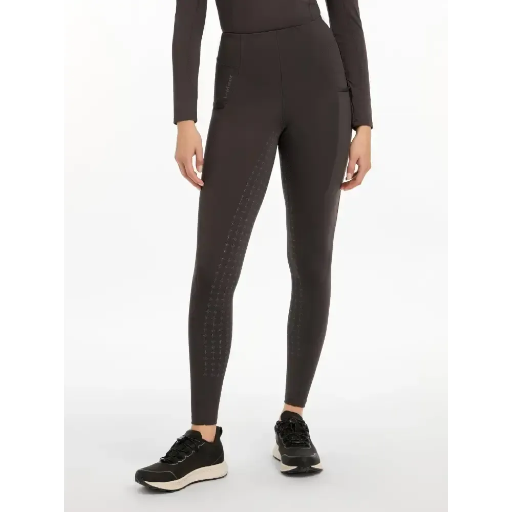 Lemieux Naomi Pull On Breeches Cinder UK 6 Cinder Riding Tights
