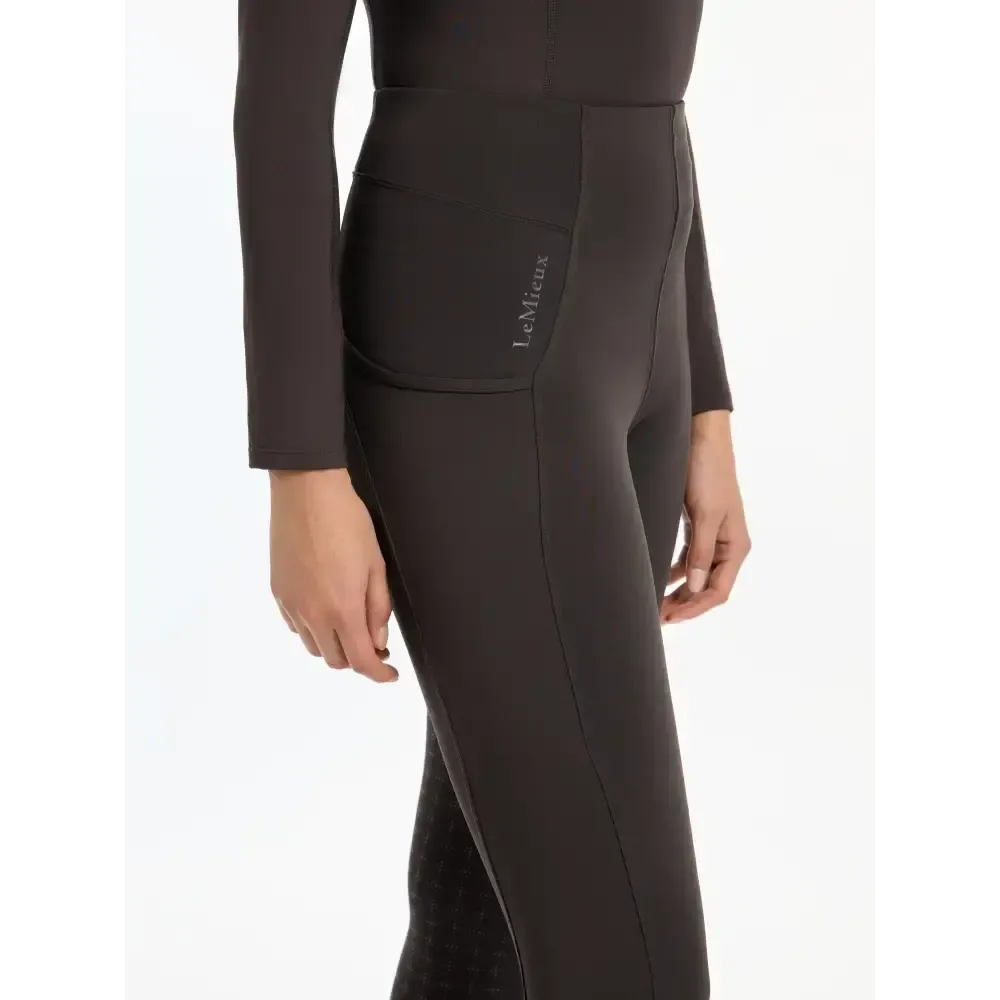 Lemieux Naomi Pull On Breeches Cinder UK 6 Cinder Riding Tights