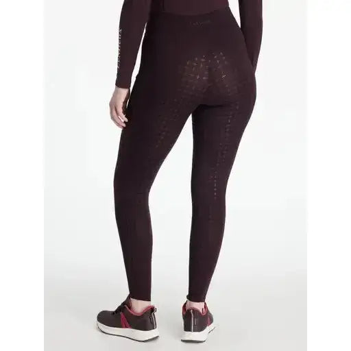 Lemieux Naomi Pull On Breeches Damson Damson UK 6 Riding Tights