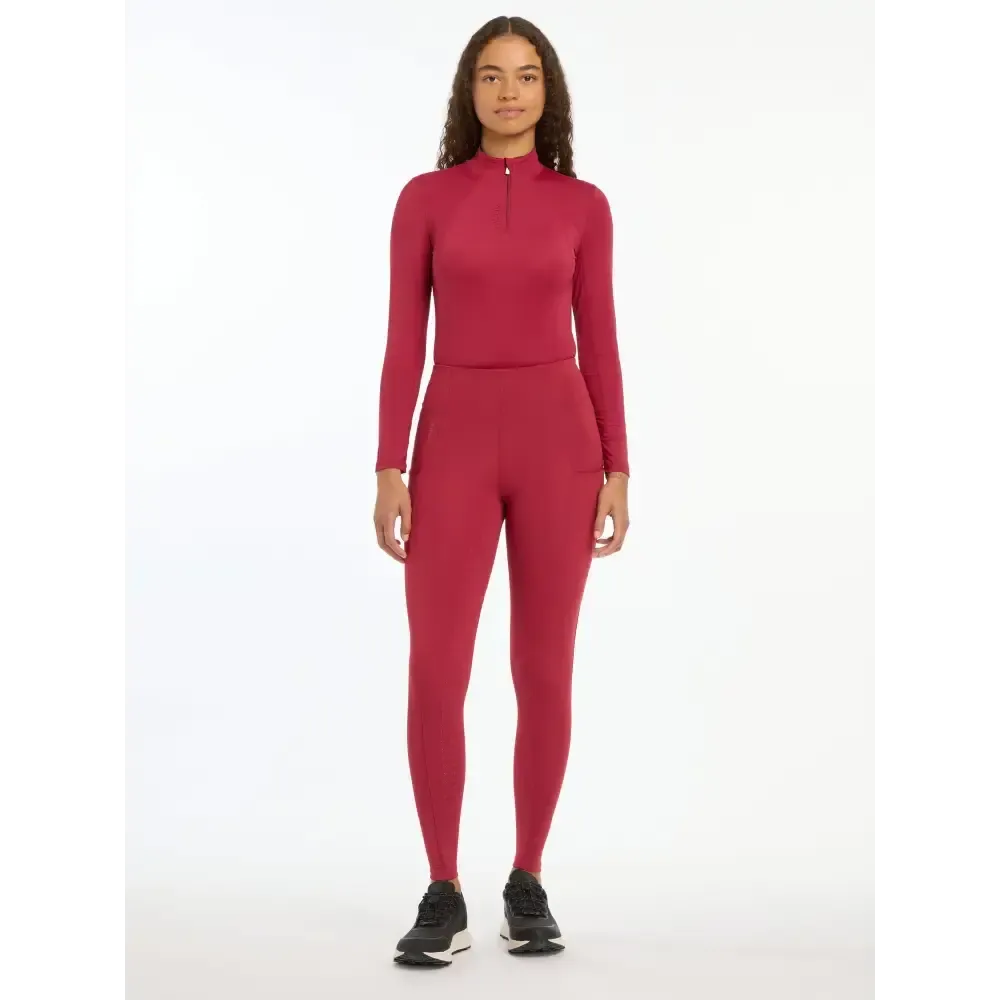 Lemieux Naomi Pull On Breeches Ember UK 6 Riding Tights