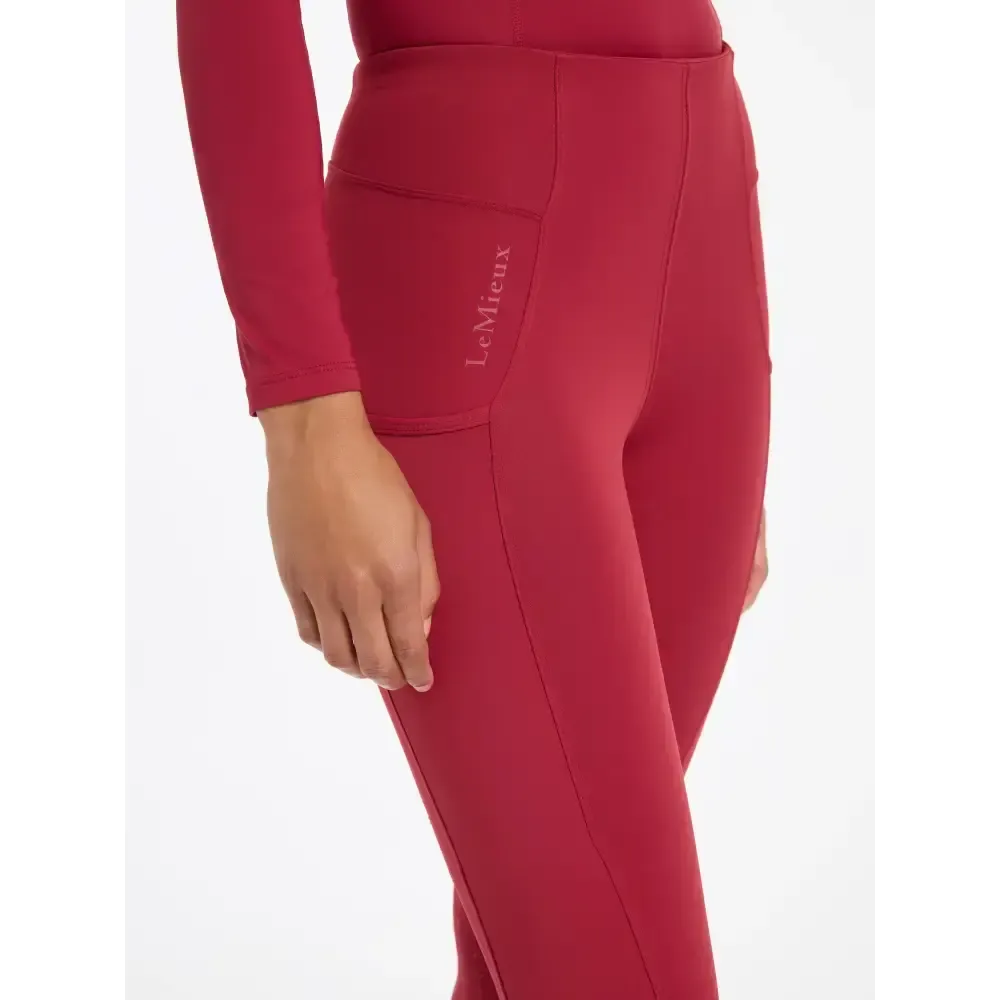 Lemieux Naomi Pull On Breeches Ember UK 6 Riding Tights
