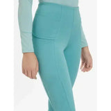 Turquoise lemieux naomi pull high-waisted leggings with sleek fit and subtle side seam detailing