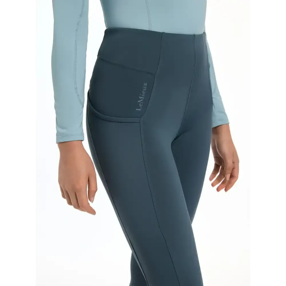 Lemieux Naomi Pull On Breeches Petrol UK 6 Riding Tights