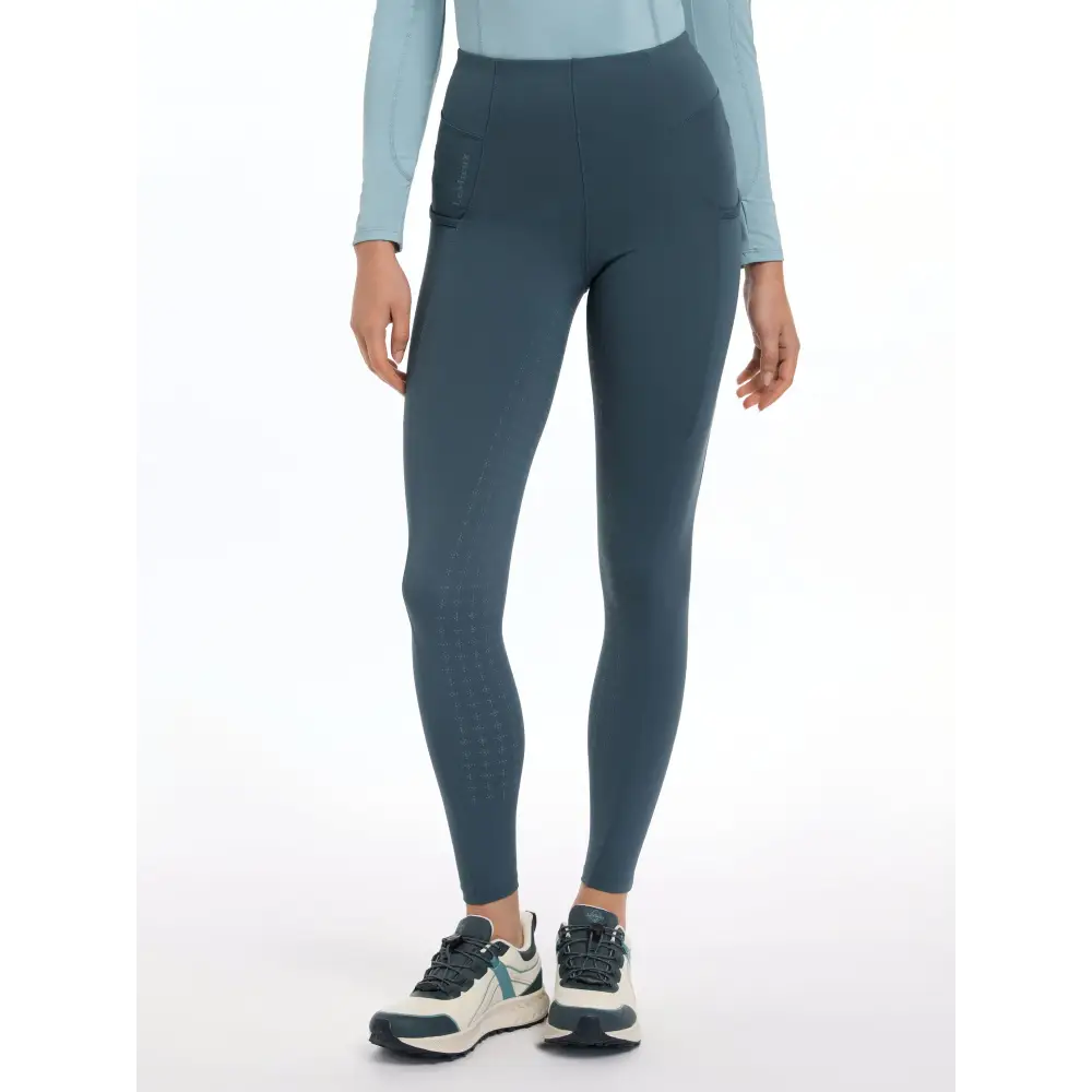 Lemieux Naomi Pull On Breeches Petrol - Riding Tights