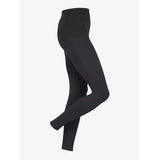 Black lemieux naomi pull high-waisted breeches with seamless fabric and supportive elasticated waistband