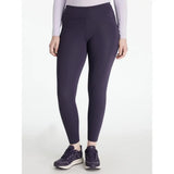 Dark navy lemieux natalie brushed high waisted leggings with smooth stretchy fabric and subtle seam detailing