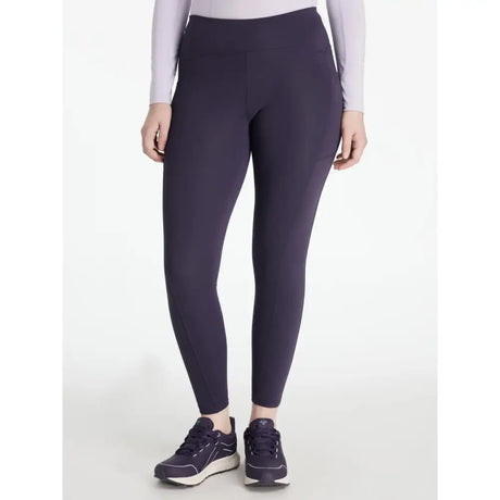 Dark navy lemieux natalie brushed high waisted leggings with smooth stretchy fabric and subtle seam detailing