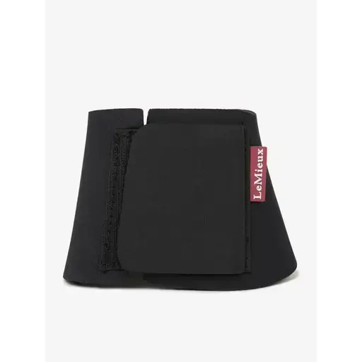 LeMieux Neoprene Over Reach Boot Black Black Small Horse Boots