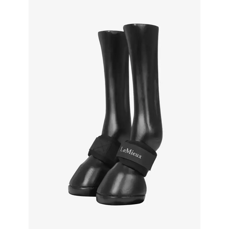 LeMieux Neoprene Pastern Wrap Black Black One Size Horse Boots