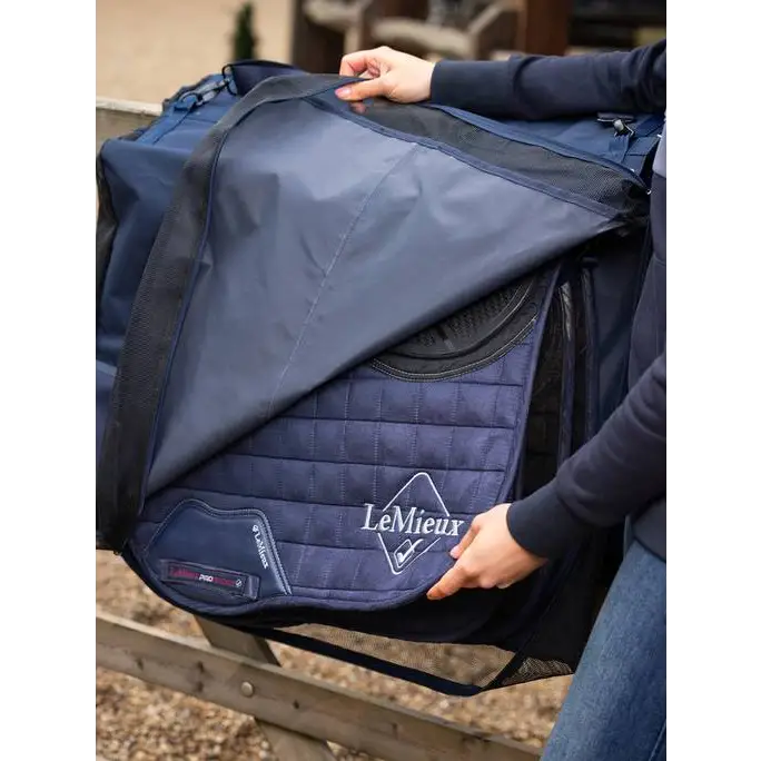 LeMieux New Saddle Pad Carry Bag Navy - One Size / Navy - Luggage & Bags