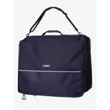 Dark navy blue lemieux saddle pad carry bag with black strap and reflective stripe for true lemieux aficionados
