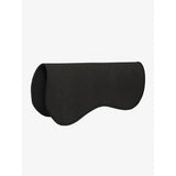 Black LeMieux half pad with plush texture and contoured shape for extra grip and comfort pad black