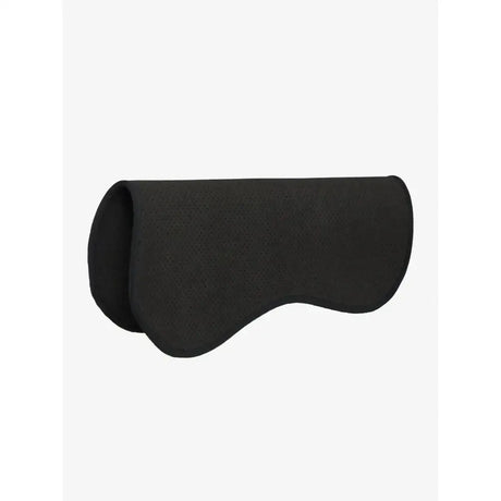 Black LeMieux half pad with plush texture and contoured shape for extra grip and comfort pad black