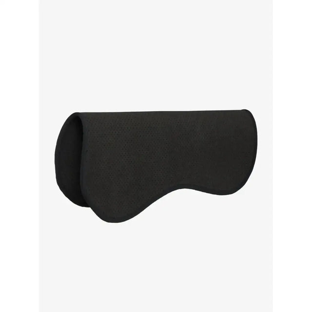 Black LeMieux half pad with plush texture and contoured shape for extra grip and comfort pad black