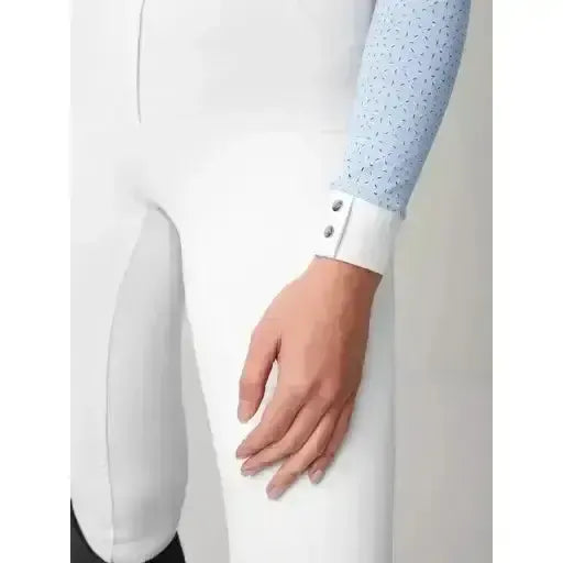 LeMieux Olivia Long Sleeve Show Shirt Mist UK 10 mist Show Shirts