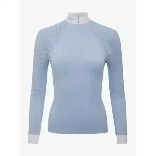 LeMieux Olivia Long Sleeve Show Shirt Mist UK 10 mist Show Shirts