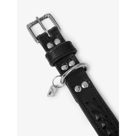 LeMieux Oxford Dog Collar Black Black Large Dog Collar