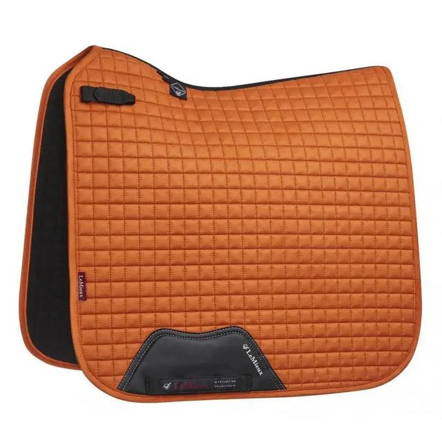 LeMieux Paprika Prosport Suede Dressage Square Small/Medium Saddle Pads & Numnahs Barnstaple Equestrian Supplies