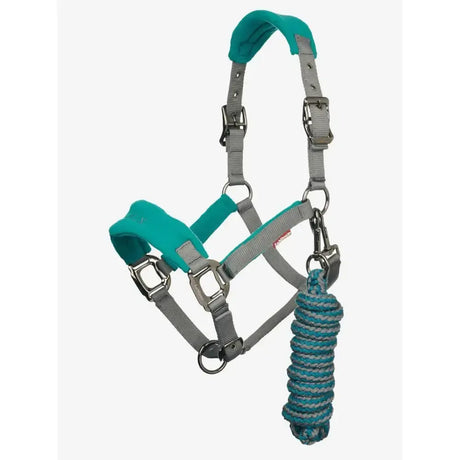 LeMieux Peacock Vogue Fleece Headcollars With Leadrope Cob Headcollar Sets