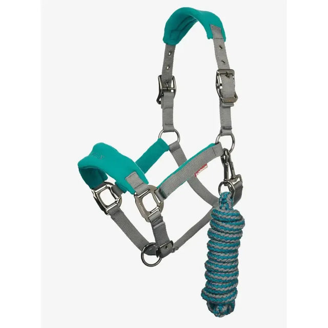 LeMieux Peacock Vogue Fleece Headcollars With Leadrope Cob Headcollar Sets