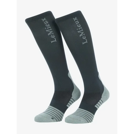 Lemieux Performance Sock Petrol Small Riding Socks