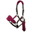 LeMieux Plum Vogue Fleece Headcollars With Leadrope X Ful Headcollars & Leadropes Barnstaple Equestrian Supplies