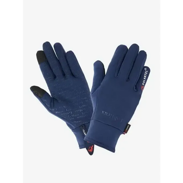 LeMieux Polartec Glove Navy X-Small Navy Riding Gloves
