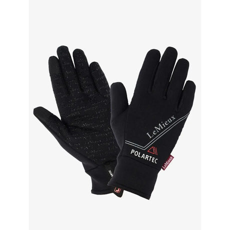 Lemieux Polartec Gloves Black X-Small Riding Gloves