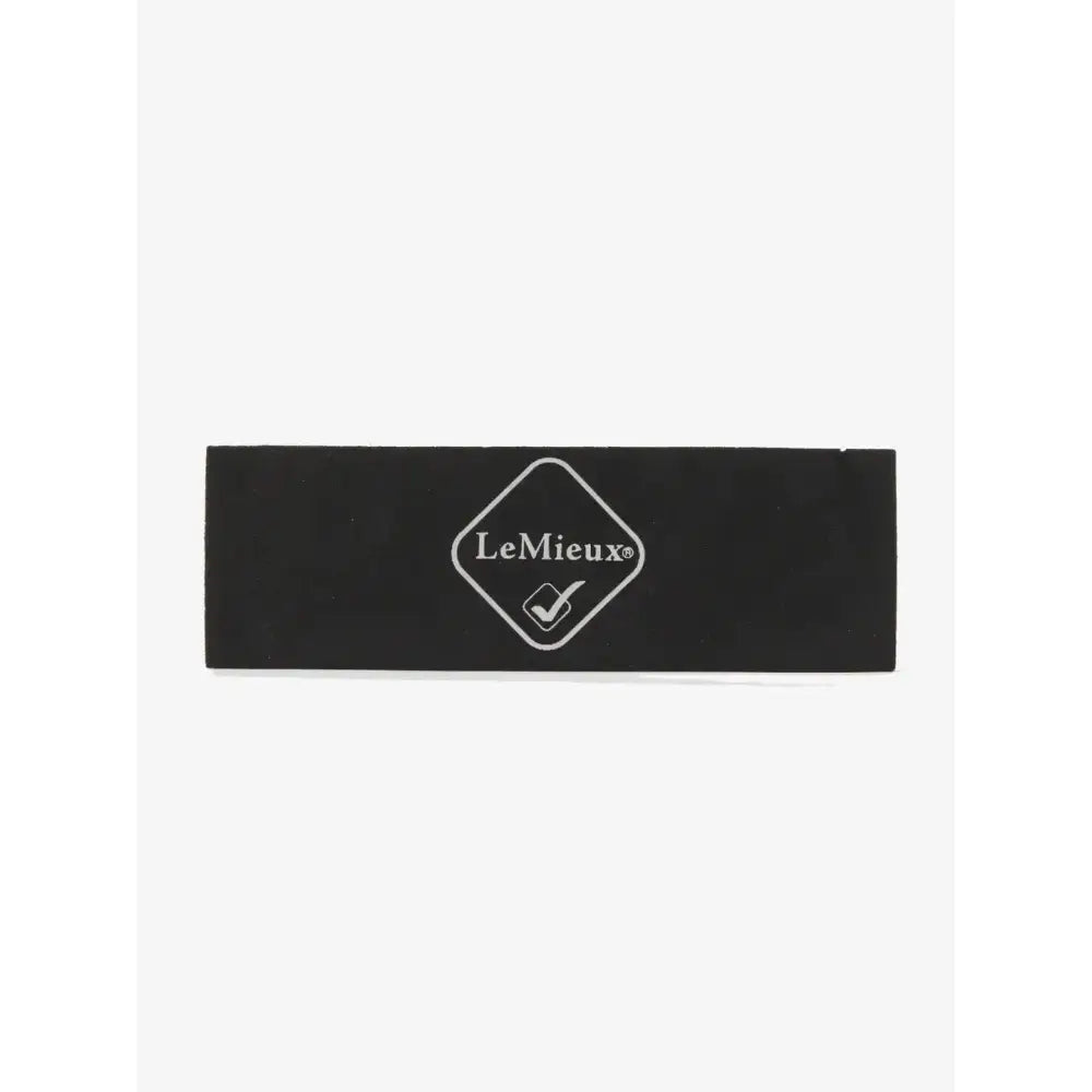 Black lemieux poll nose comfort foam headband with white diamond logo and shock absorbent EVA for foam guard use