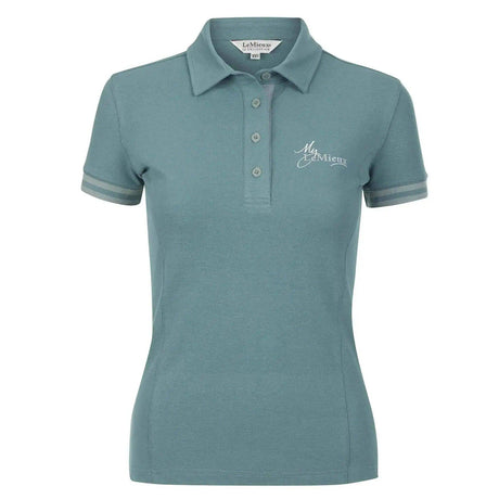 Lemieux Polo Shirt Sage Medium LeMieux Polo Shirts & T Shirts Barnstaple Equestrian Supplies