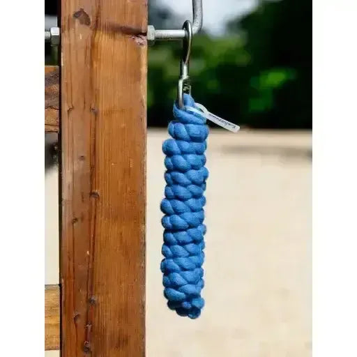 LeMieux Polycotton Leadrope Benetton Blue Benetton Blue One Size Lead Ropes