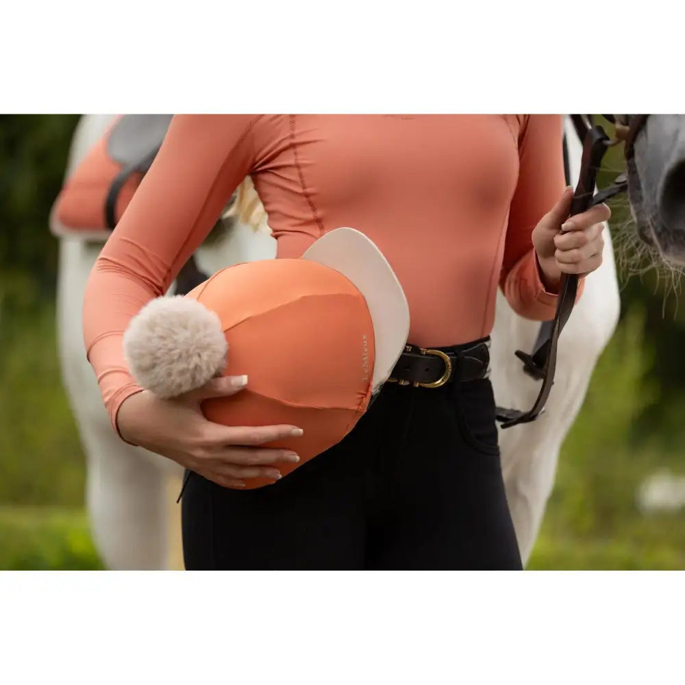Lemieux Pom Hat Silk Apricot One Size Hat Silks
