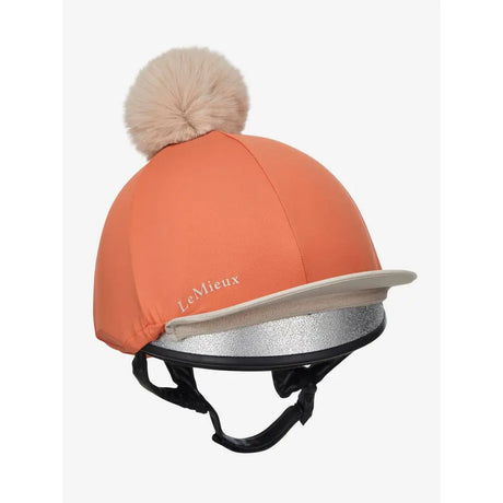 Lemieux Pom Hat Silk Apricot One Size Hat Silks Barnstaple Equestrian Supplies