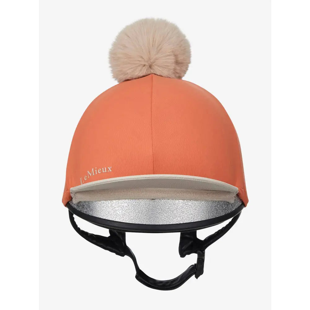 Lemieux Pom Hat Silk Apricot One Size Hat Silks Barnstaple Equestrian Supplies