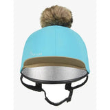 LeMieux Pom Hat Silk Azure - Azure - Hat Silks