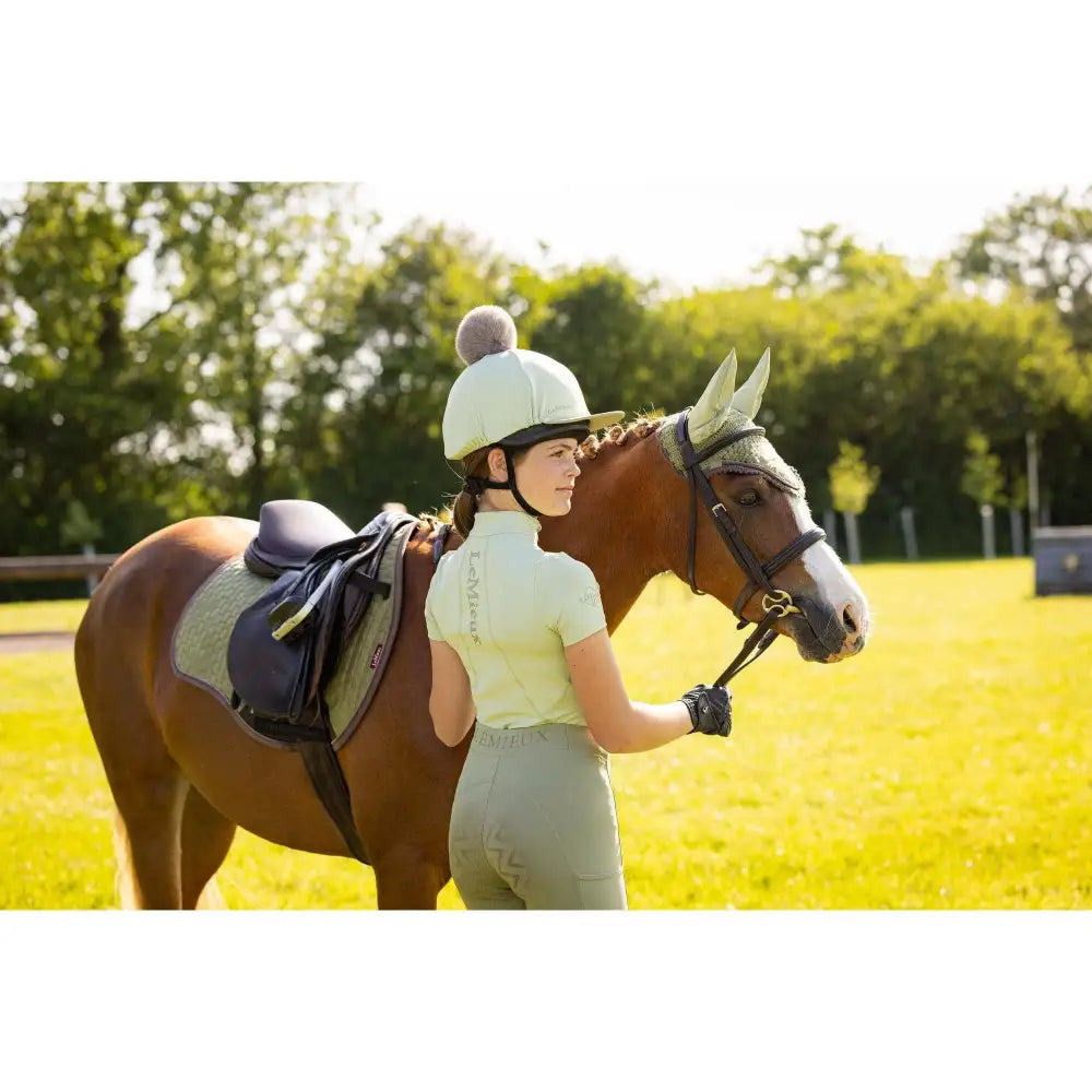 Lemieux Pom Hat Silk Fern One Size Hat Silks Barnstaple Equestrian Supplies