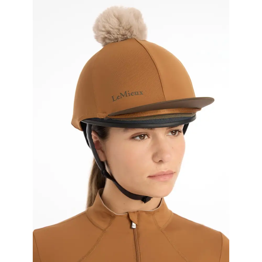 Lemieux Pom Hat Silk Ginger - Ginger - Hat Silks