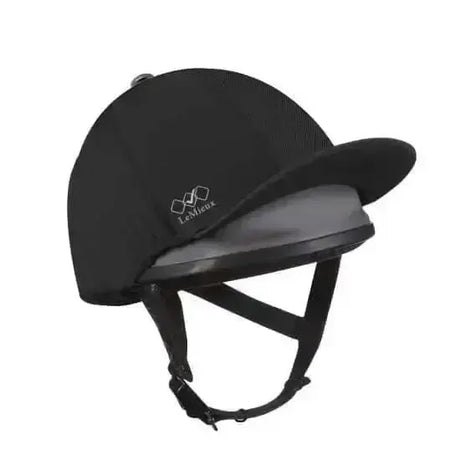 LeMieux Pro Mesh Hat Silk Black Black One Size Hat Silks