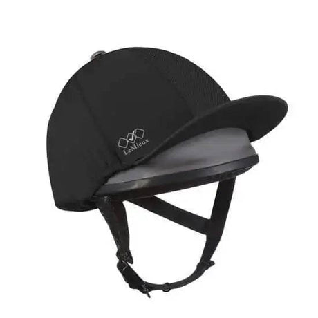 LeMieux Pro Mesh Hat Silk Black Black One Size LeMieux Hat Silks Barnstaple Equestrian Supplies