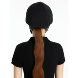 LeMieux Pro Mesh Hat Silk Black Black One Size Hat Silks