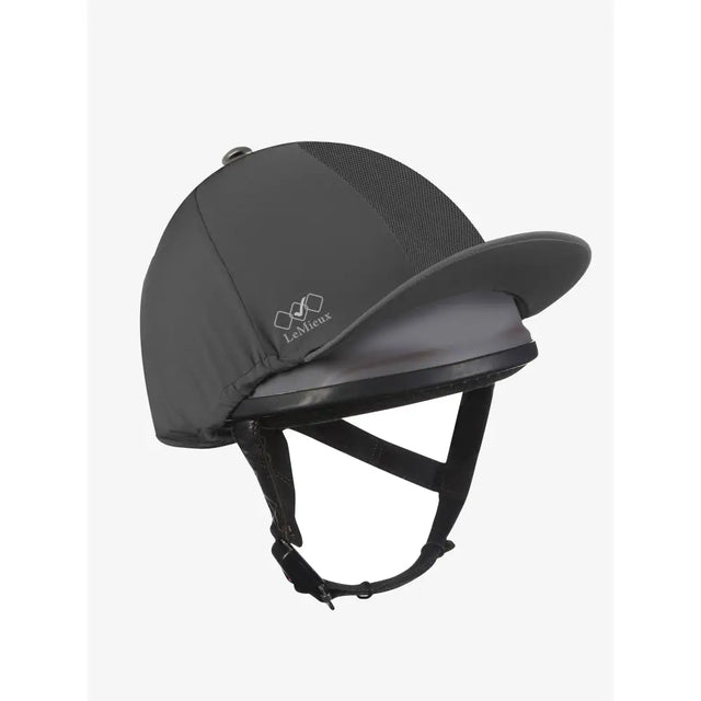 LeMieux Pro Mesh Hat Silk Grey Hat Silks
