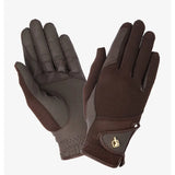 LeMieux Pro Mesh Riding Gloves Brown X Small Riding Gloves Barnstaple Equestrian Supplies