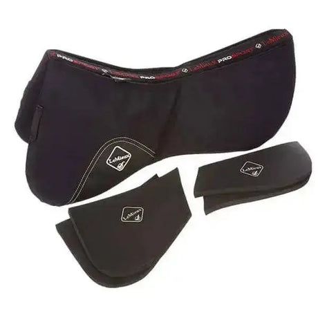 LeMieux Pro-Sorb Plain Corrective Half Pads Black Small Half Pads Barnstaple Equestrian Supplies