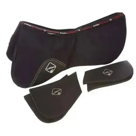 LeMieux Pro-Sorb Plain Corrective Half Pads Black Small Corrective Saddle Pads