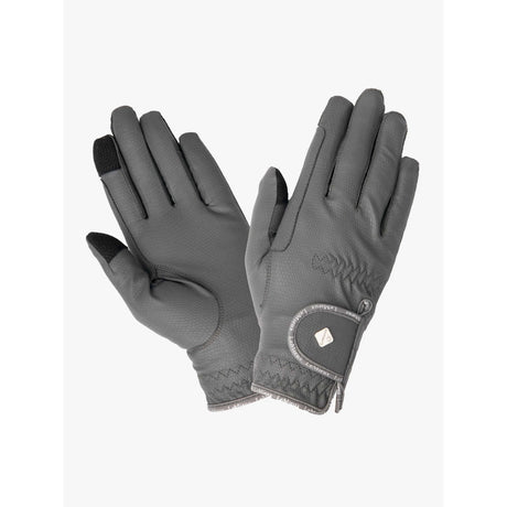 LeMieux Pro Touch Classic Riding Gloves Grey Small LeMieux Riding Gloves Barnstaple Equestrian Supplies