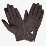 LeMieux Pro Touch Classic Riding Gloves Small Brown Riding Gloves Barnstaple Equestrian Supplies