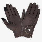 LeMieux Pro Touch Classic Riding Gloves Small Brown Riding Gloves