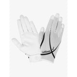 LeMieux Pro Touch Soleil Mesh Riding Gloves White X Small Riding Gloves Barnstaple Equestrian Supplies